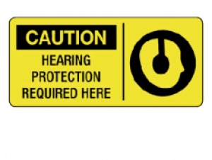 Caution - Hearing Protection Required Here, 7